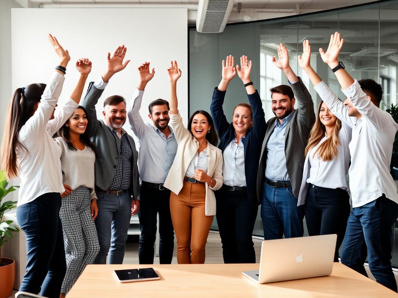 Rockstar Sales Training package, people celebrating their success